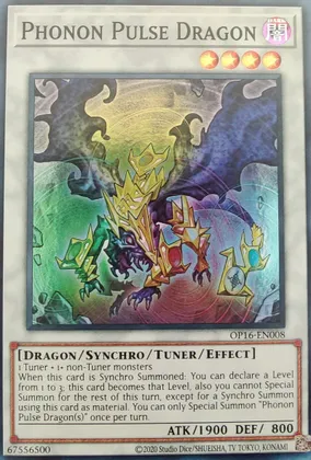 Phonon Pulse Dragon (Super Rare)[OP16-EN008]