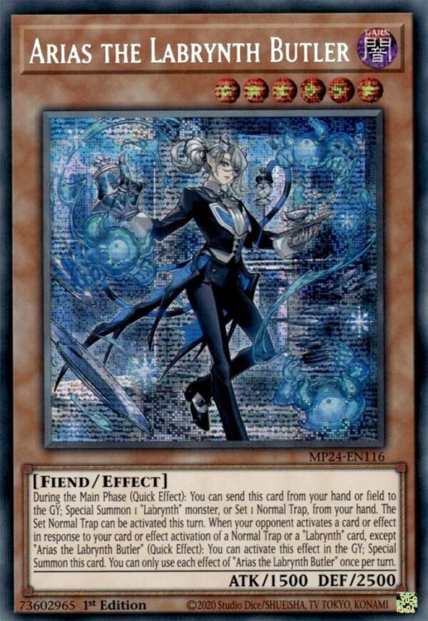 Arias the Labrynth Butler (Secret Rare)[MP24-EN116]