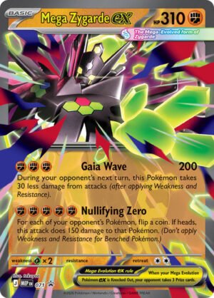 Mega Zygarde EX - 071: Black Star PROMO(MEP)
