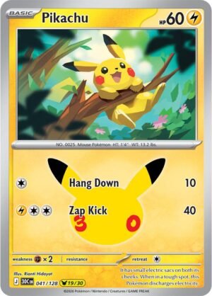 Pikachu - 041/128: 30th Celebration(30C)