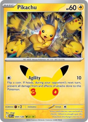 Pikachu - 044/128: 30th Celebration(30C)