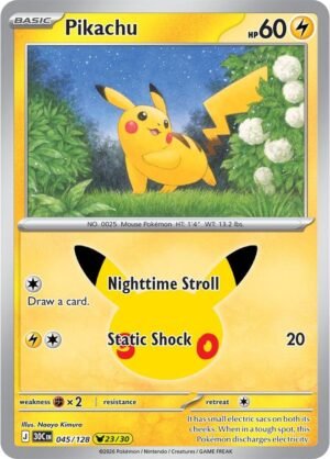 Pikachu - 045/128: 30th Celebration(30C)