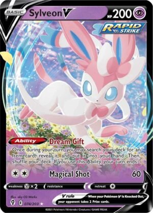 Sylveon V - 074/203: Evolving Skies(SWSH07)